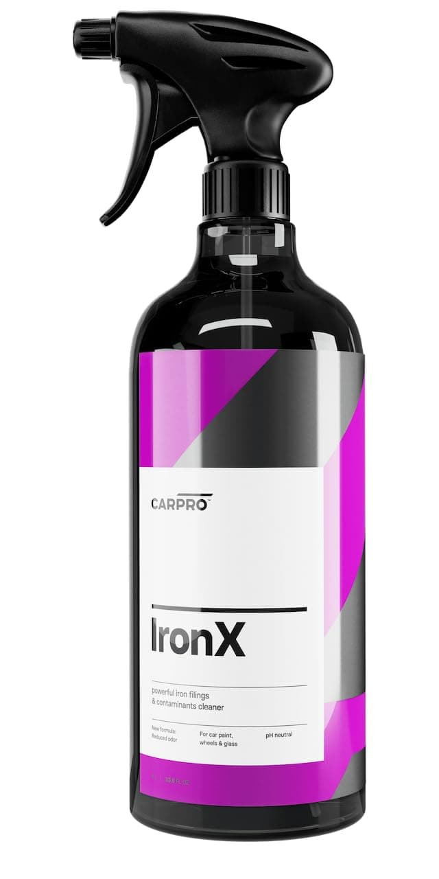 CARPRO IronX Iron Remover: Stops Rust Spots and Pre-Mature Failure of the Clear Coat, Iron Contaminant Removal - 1 Liter with Sprayer (33.8oz) 1 Liter (33.8oz)